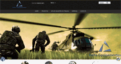 Desktop Screenshot of deltaequipamentos.com.br